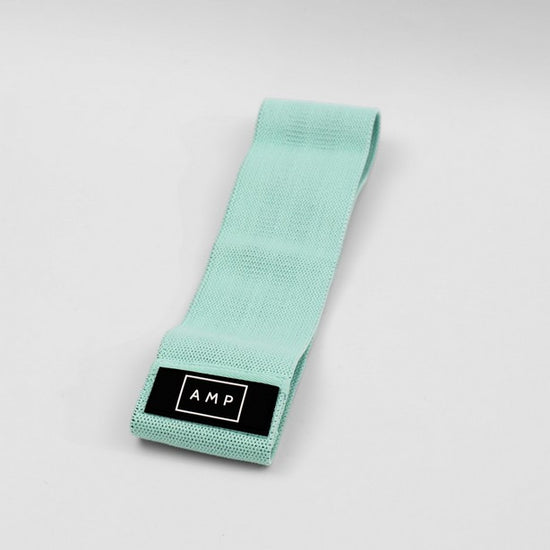 Medium fabric loop resistance band green