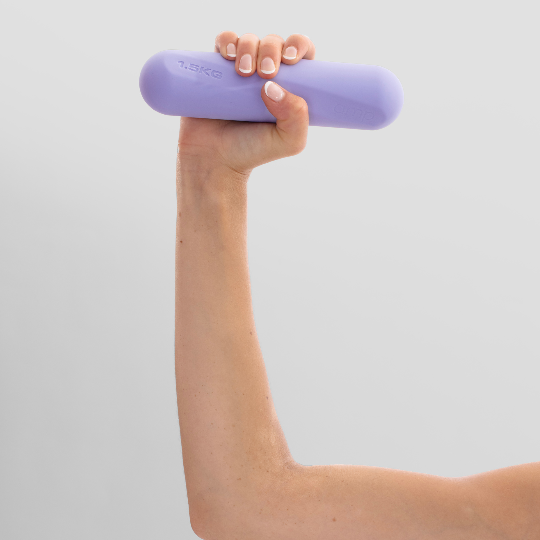 Amp sculpt bars barre pilates yoga 1kg 2kg pair lavender