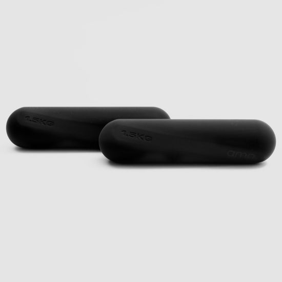 Black3kg1.5kgperbarPilatesbarsdumbellweightsfitnessequipmentv1