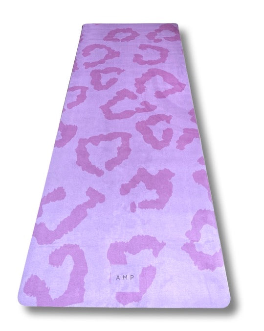 Amp Yoga mat - pink leopard – Ampwellbeing