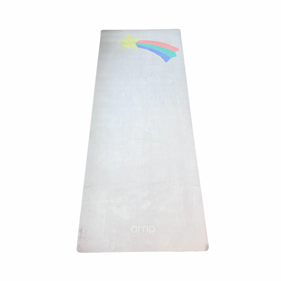 Children's yoga mat over the rainbow