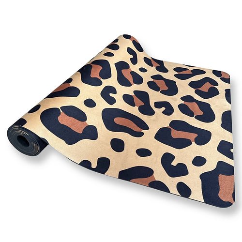 Leopard Print Rubber Yoga Mat